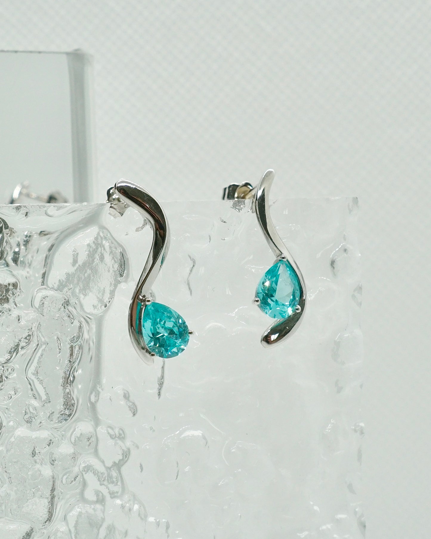 Blue Drop Earrings