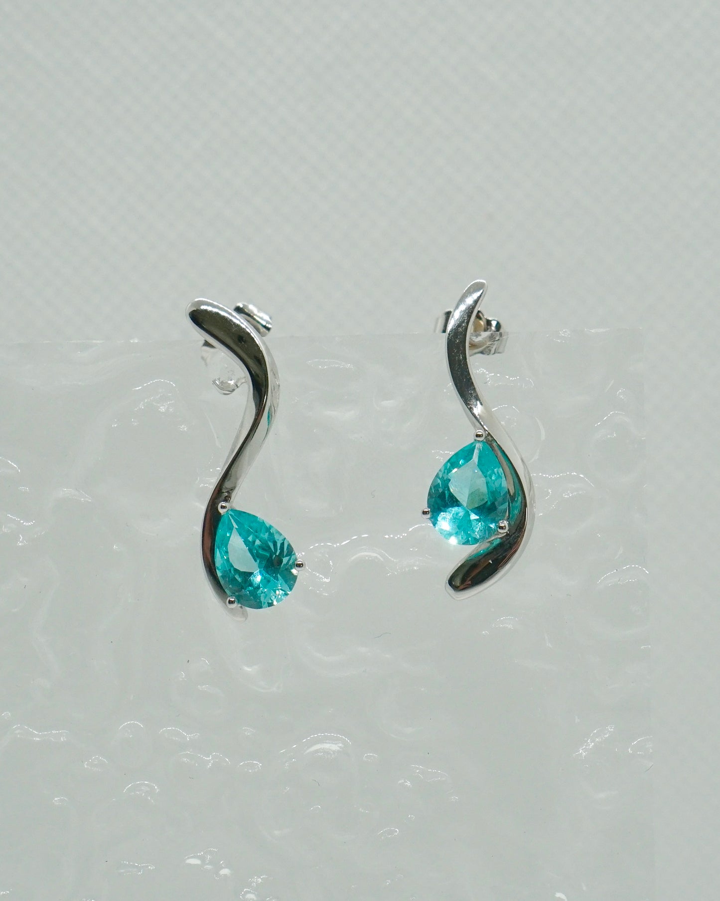 Blue Drop Earrings